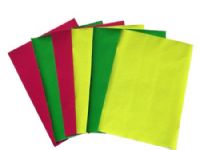 高档荧光色植绒纸 高档荧光色植绒纸